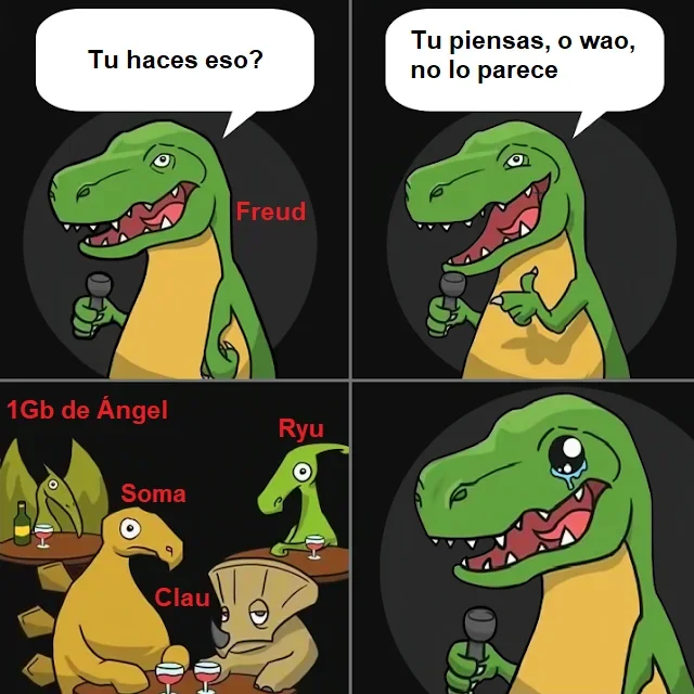 MEME Dinosaurio Rex Comediante-761680.webp